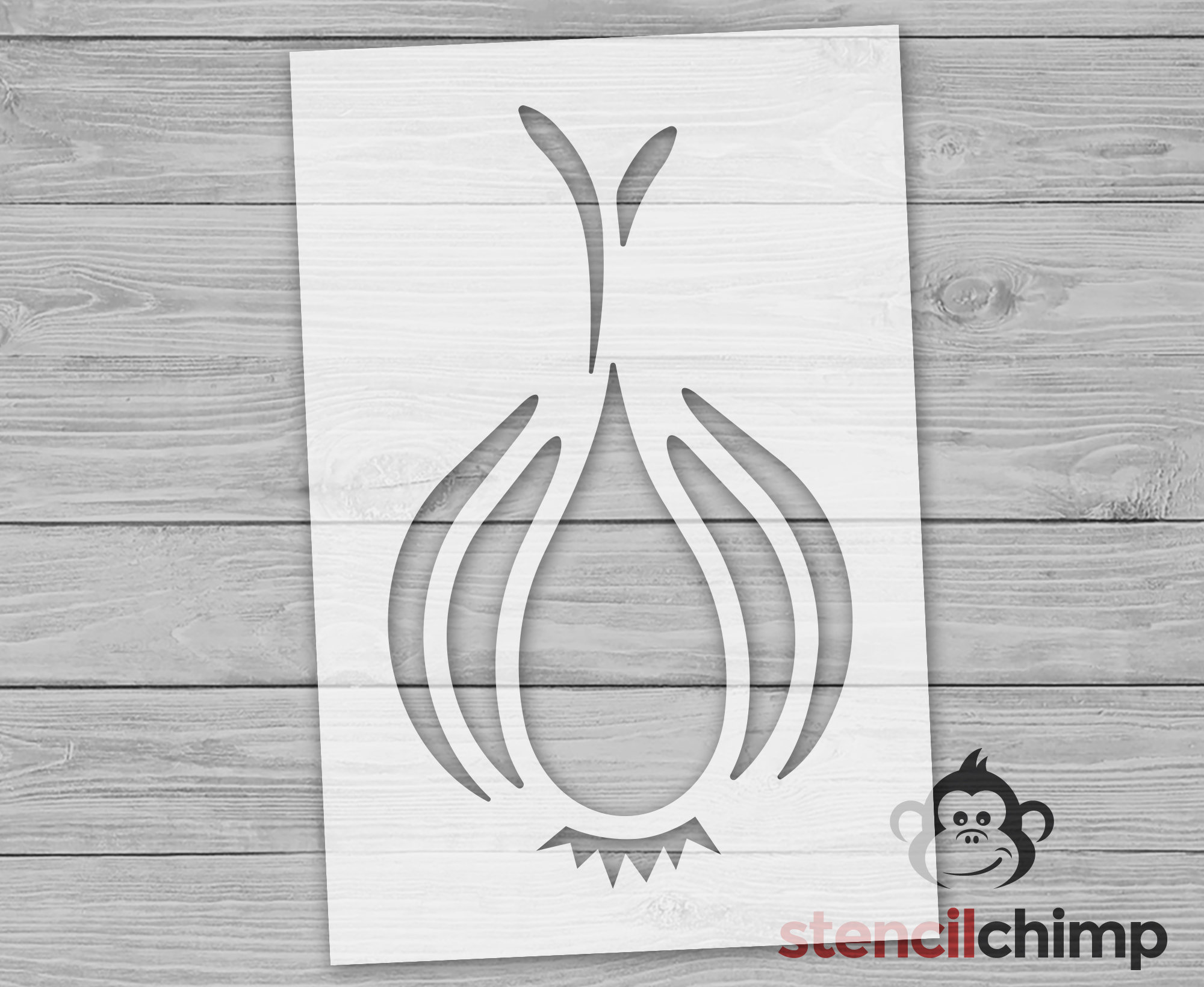 Stencil Onion Stencil Vegetable Stencil for Garden Garden Etsy