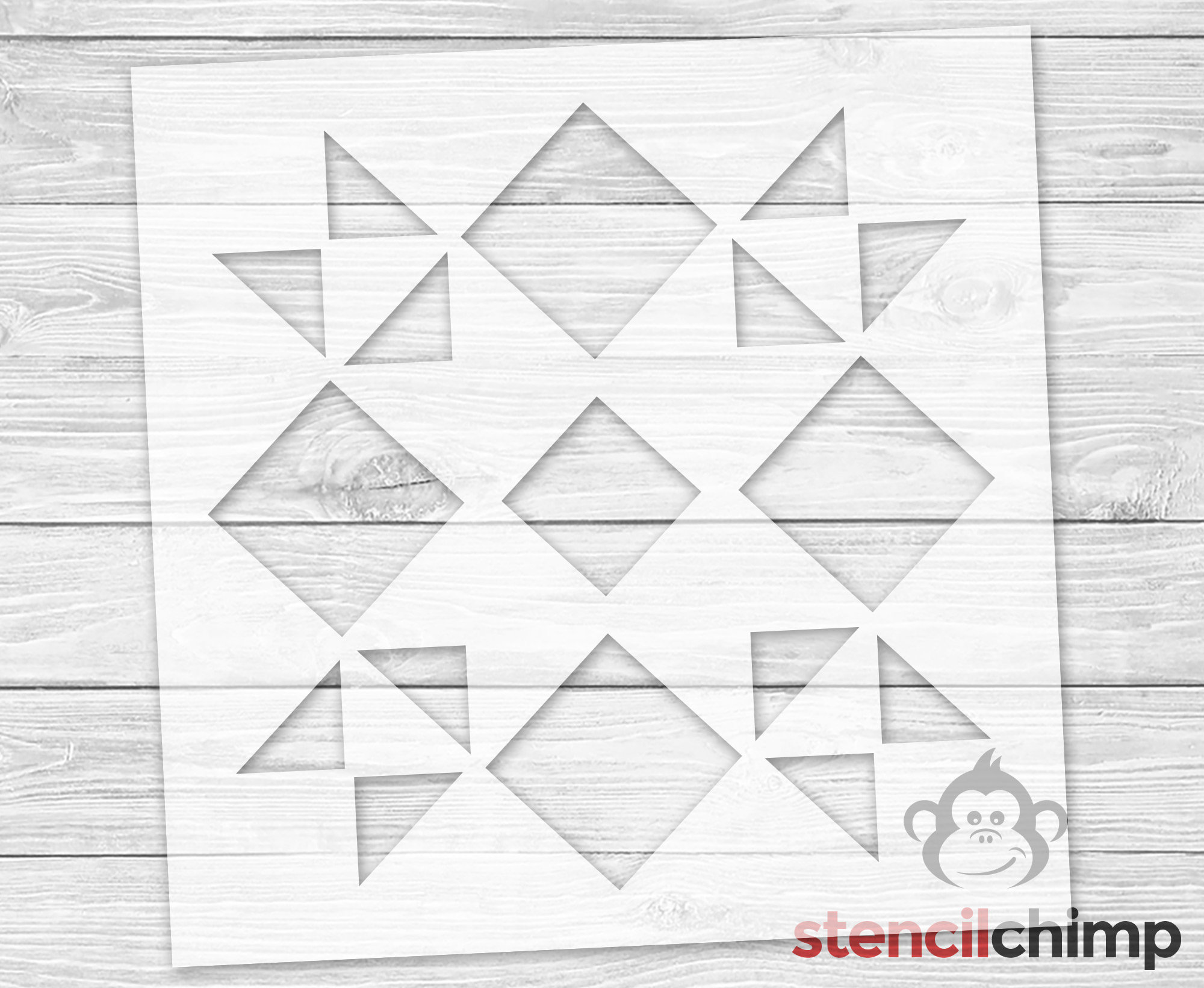 Barn Quilt Stencil Farmhouse Stencil DIY Stencil for Wood Etsy