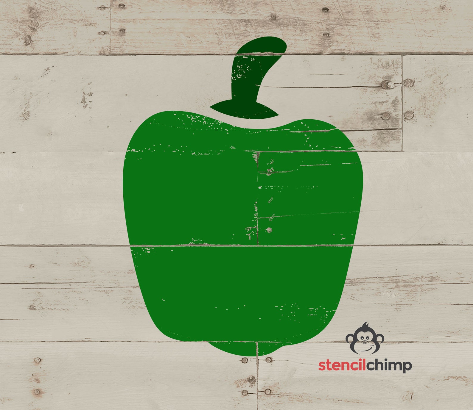 Pepper Stencil Vegetable Stencil for Garden Garden Sign Etsy