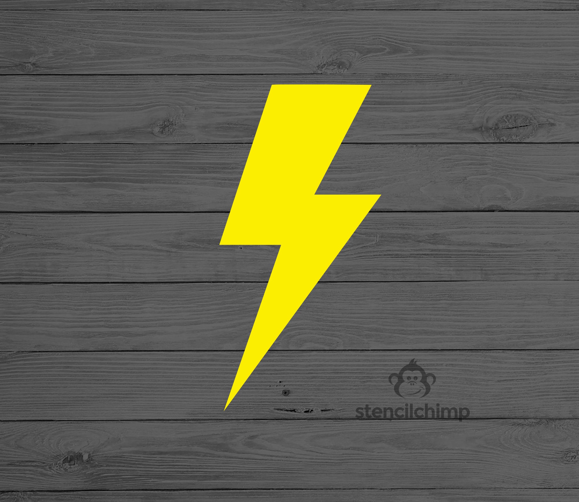 Lightning Bolt Stencil Weather Stencil Lightening Stencil | Etsy