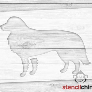 Border Collie Stencil for Wood Sign - Perfect Gift for Dog Lovers