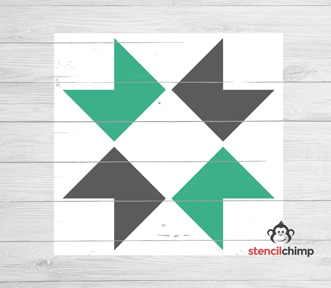 Barn Quilt Stencil | Barn Stencil | Farmhouse Stencil | DIY Art Stencil ...