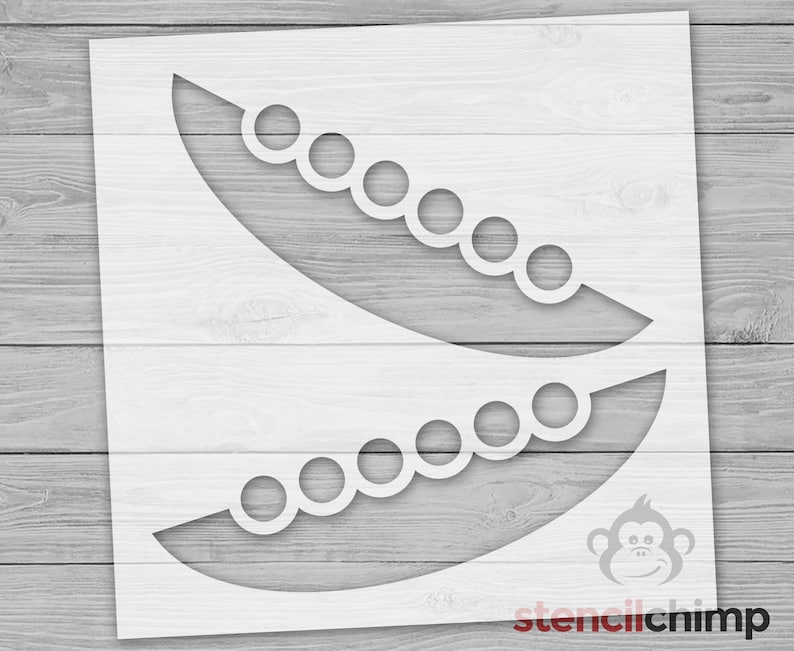 Stencil Peas Stencil Vegetable Stencil for Garden Garden Etsy