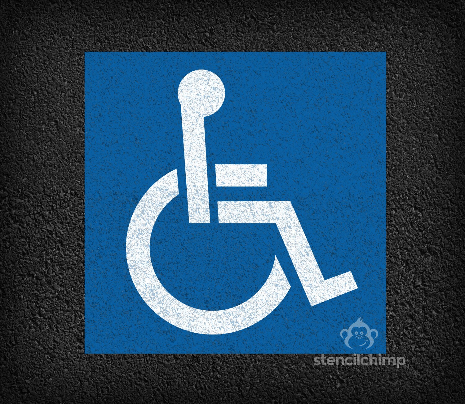 Handicap Sign Stencil for Parking Space ADA Stencil Parking Lot Stencil for Asphalt Handicapped Stencil for Cement Business Sign - Etsy