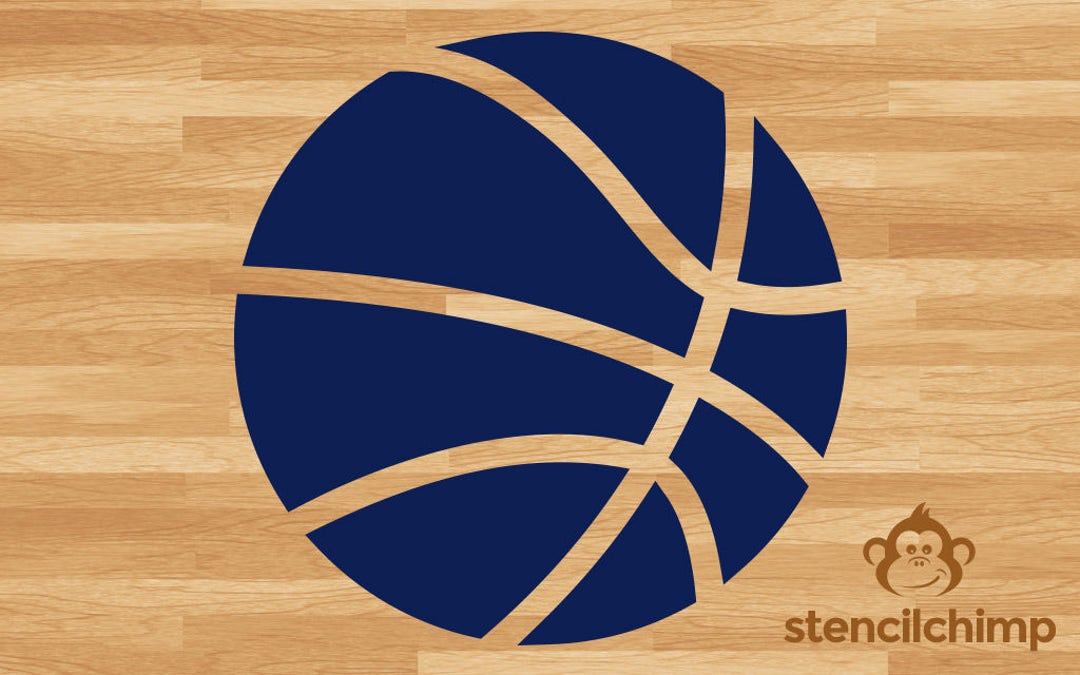 Basketball Stencil Sports Stencil Ball Stencil Playroom Art Nursery