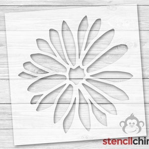 Daisy Stencil | Flower Stencil for DIY crafts | Springtime Stencil for wood sign | Garden Stencil | Wall Art |  Plastic Stencil