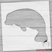 Stencil Manatee Stencil Ocean Stencil Sea Animal Stencil - Etsy