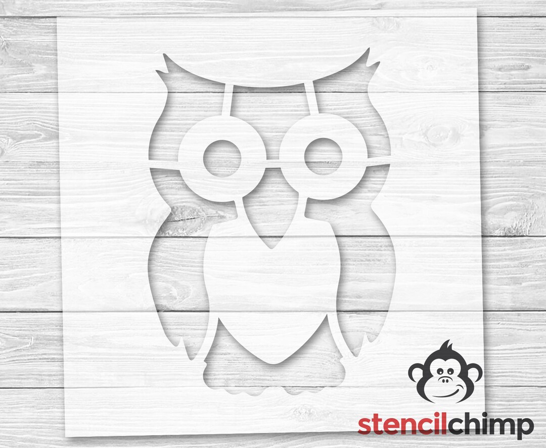 Owl Stencil | Barn Owl | Bird Stencil | Bird | Home Decor Stencil ...