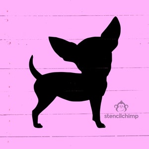 Chihuahua Stencil | Dog Stencil | Puppy Stencil for Dog Lover | Small Dog Stencil | DIY Pallet Art Stencil | Animal | Pet Stencil for Sign