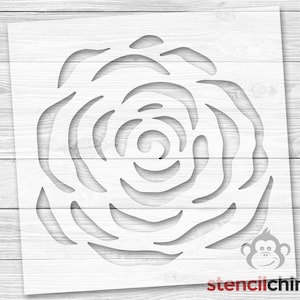 Peony Stencil | Flower Stencil for DIY crafts | Springtime Stencil for wood sign | Garden Stencil | Reusable stencil for crafting | Wall Art