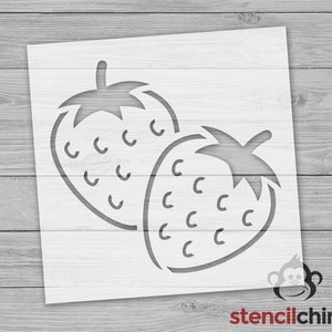 Reusable Strawberry Stencil For Painting - Laser Cut Mylar Template For Walls, Furniture, Crafts - View #10