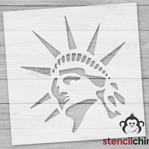 Statue of Liberty Stencil, Patriotic Stencil, Independence Day Stencil, Lady Liberty Stencil, Painting Stencil for Wood, Craft