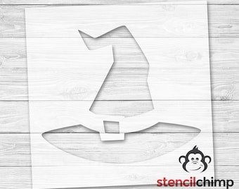 Witch Hat Stencil | Halloween Stencil for Porch Sign | Trick or Treat Stencil for Wood Sign | Wicked Witch Stencil | DIY Art Stencil