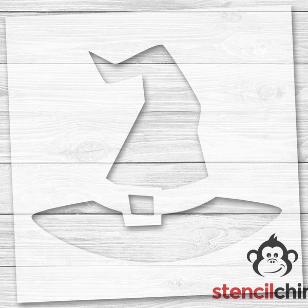 Witch Hat Stencil | Halloween Stencil for Porch Sign | Trick or Treat Stencil for Wood Sign | Wicked Witch Stencil | DIY Art Stencil