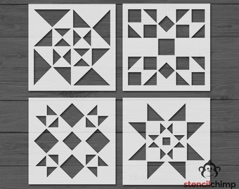barn quilt stencil etsy