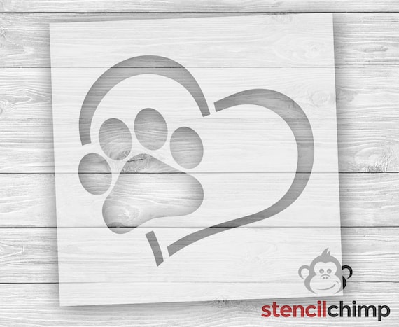2 Armour Etch Over N Over Glass Etching Stencils Reusable Template - Cat  and Dog Stencils - Glass Etching Dogs Paw Print Stencil, Puppies, Kittens