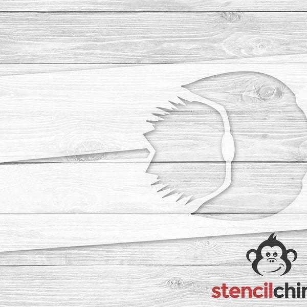 Horseshoe Crab Stencil | Crab outline for Wood Sign | Beach House Sign Stencil | Ocean Creatures Silhouette Stencil