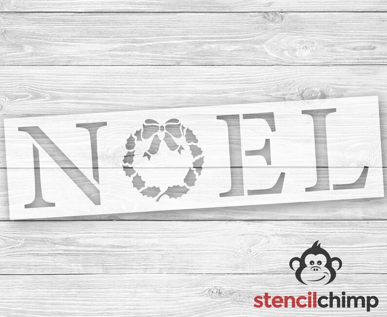 NOEL Stencil Christmas Stencil for Wood Pallet Christmas - Etsy