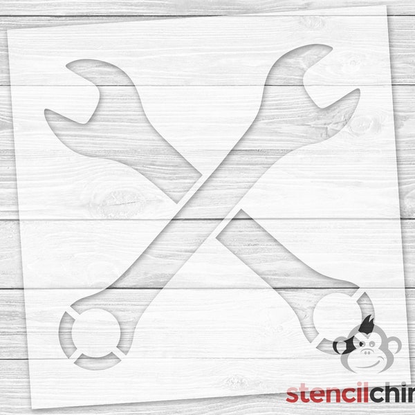 Wrench Stencil Etsy