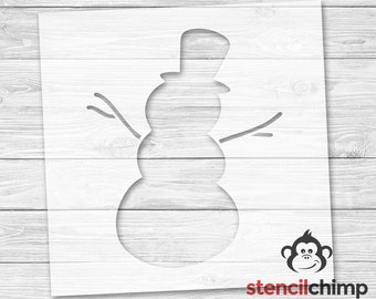 Snowman Stencil | Christmas Stencil for Wood Pallet | Holiday Stencils | Home Decor | Xmas Stencil | DIY Art Stencil