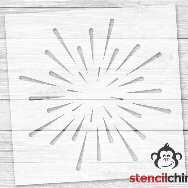 Fireworks Stencil | Fourth of July Stencil | Independence Day Stencil | 4th of July | Patriotic Stencil | USA DIY Art Stencil for Pallet Art