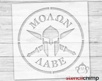 Spartan Stencil Etsy Spartan Stencil Etsy