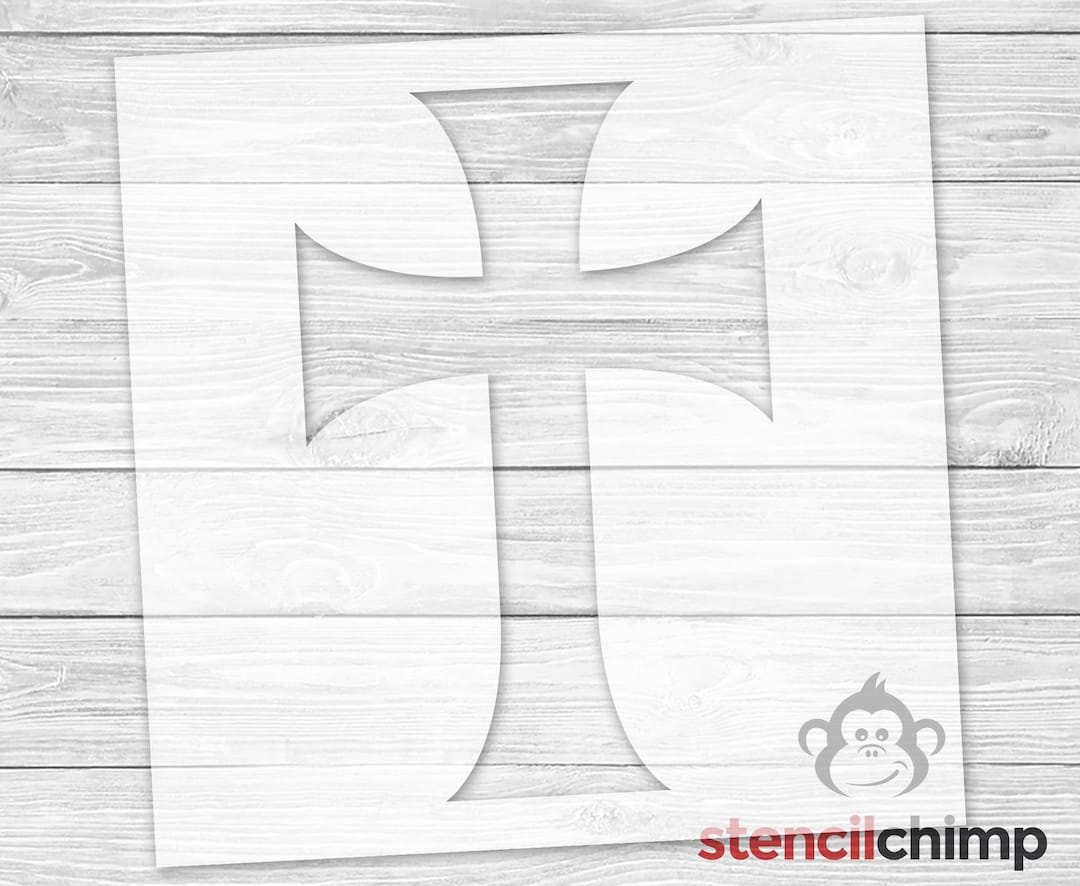 Christian Cross Stencil Celtic Cross Church Stencil DIY