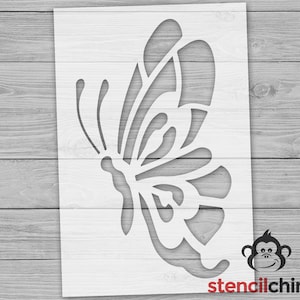 Butterfly Stencil, DIY Art Stencil, Animal Stencil for Kids Room, Bug Stencil, Wall Art Stencil for Wood Sign, Spring Stencil