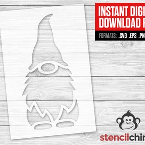 Gnome Digital Download File | Gnome SVG | Garden Gnome SVG download file for Cricut | SVG Download File