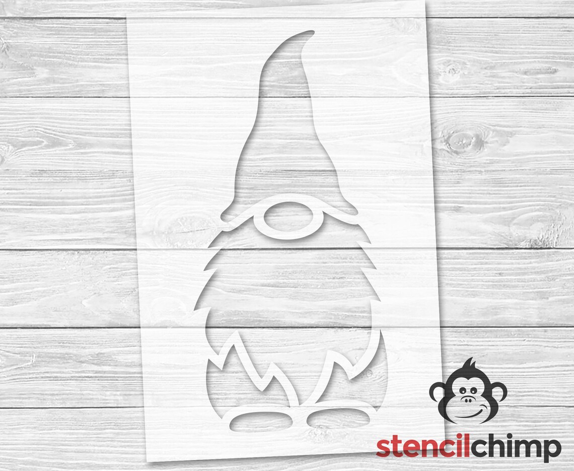 Printable Gnome Stencil - Printable World Holiday