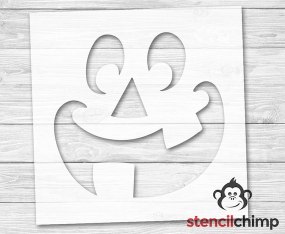 Happy Halloween Pumpkin Stencil