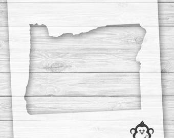 Oregon Stencil | Oregon State Outline Stencil | State Stencil | Wood Pallet Art Sign | DIY Art Stencil for Wood Sign | US Map Stencil