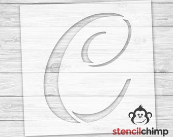 C graceful Monogram Stencil Select Size STCL1903 by Studior12 - Etsy
