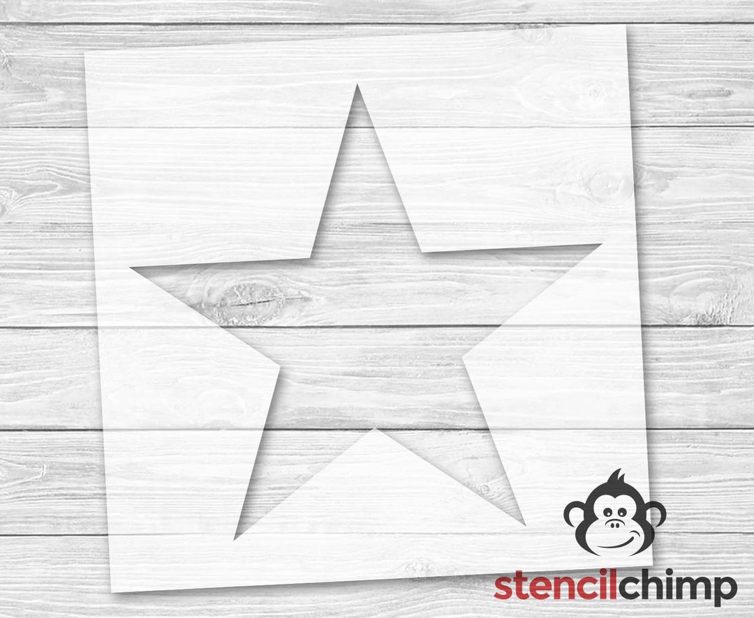 Stencil, Reusable Star Stencil Sheet, Starburst Stencil, Star Stencil,  Christmas Star Stencil, Holiday Stencil, Christmas Stencil