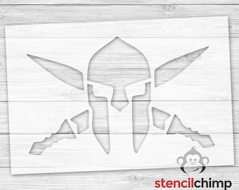 Spartan Stencil Etsy Spartan Stencil Etsy