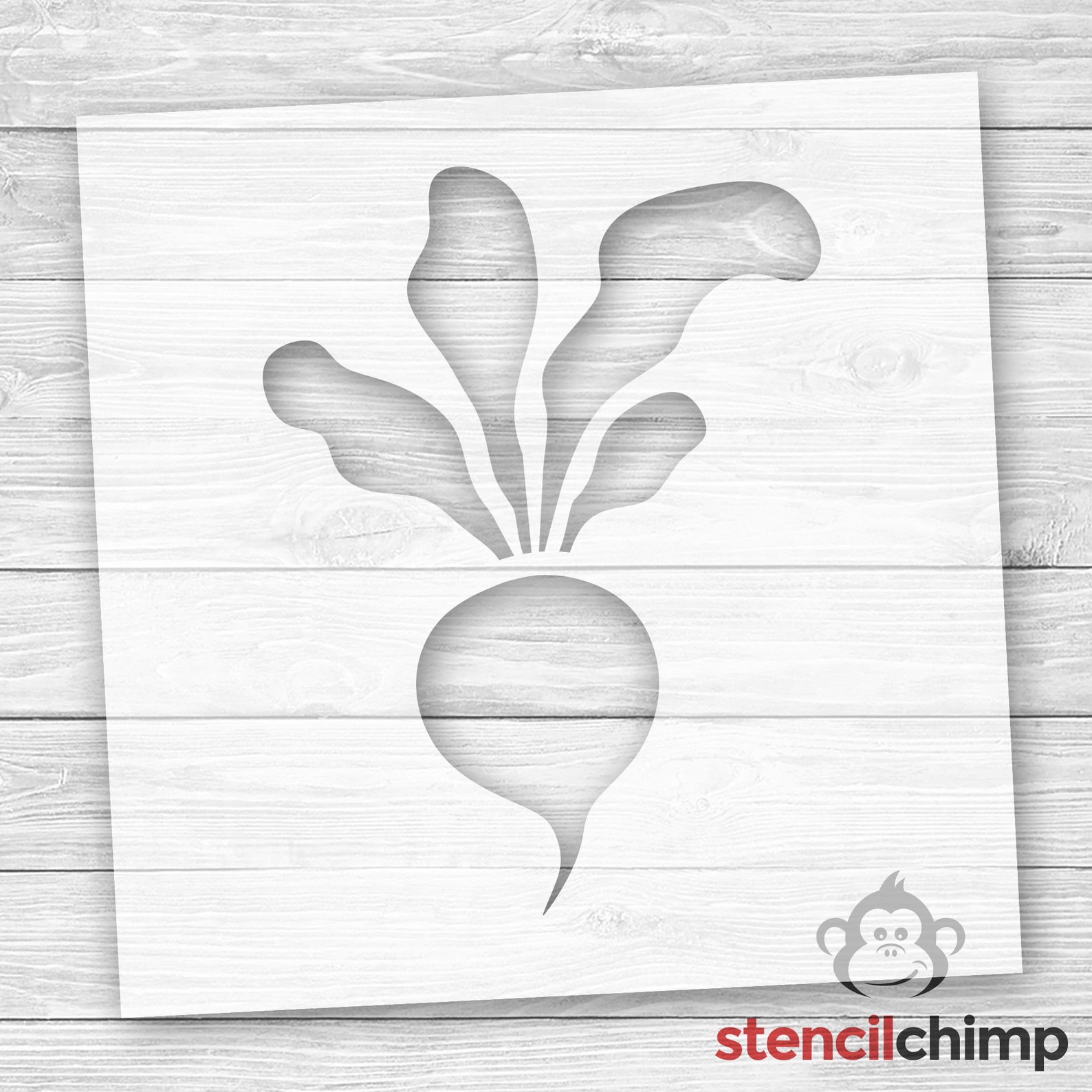 Radish Stencil Vegetable Stencil for Garden Garden Sign Etsy