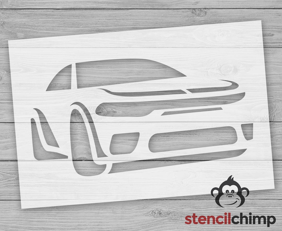 Stencil, Car Stencil, Muscle Car Stencil, Transportation Stencil