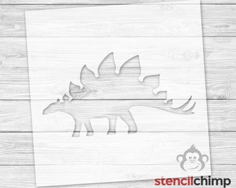 Stegosaurus Stencil Dinosaur Stencil Dinosaur Silhouette Etsy 日本