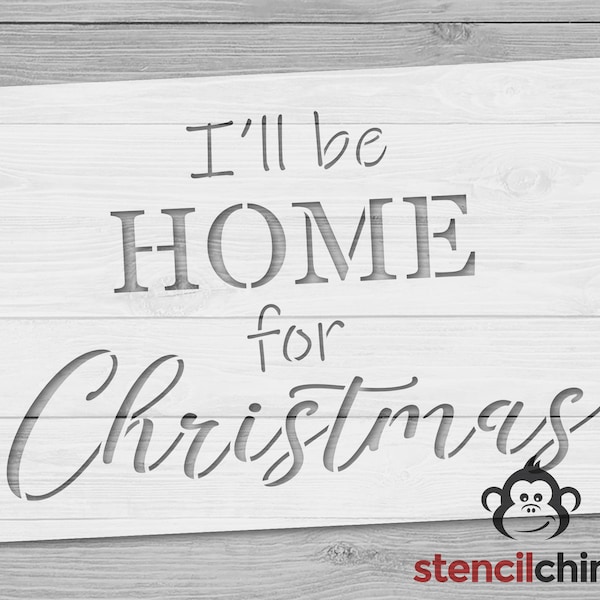 Christmas Stencils for Wood Signs Etsy