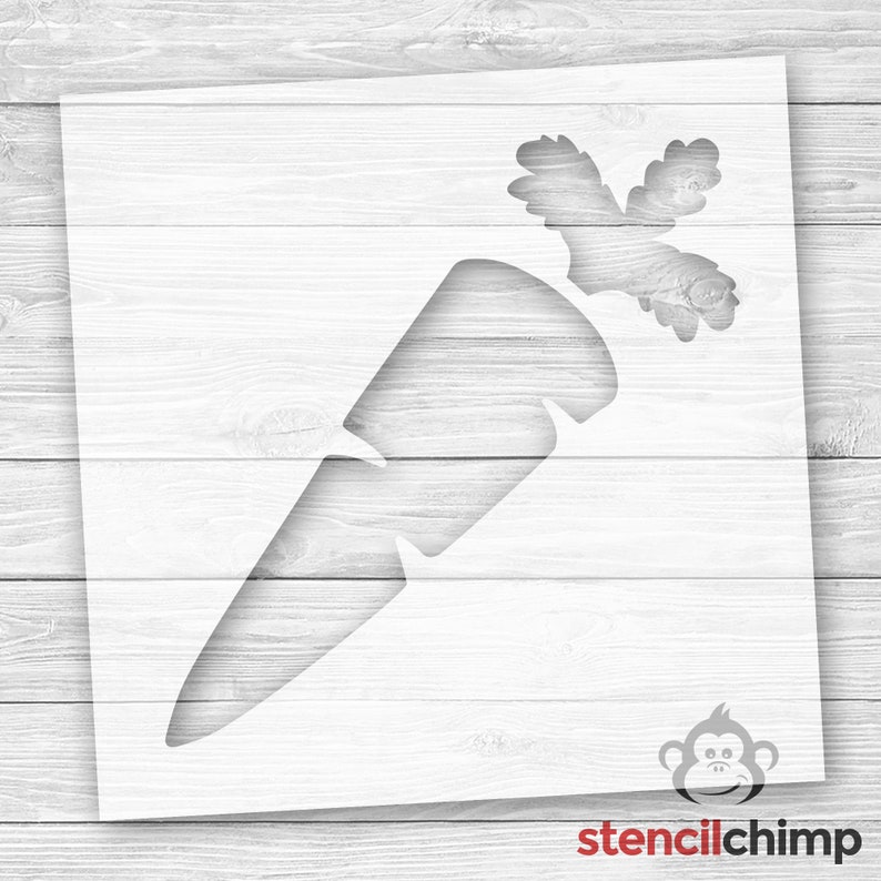 Carrot Stencil Vegetable Stencil for Garden Garden Sign Etsy