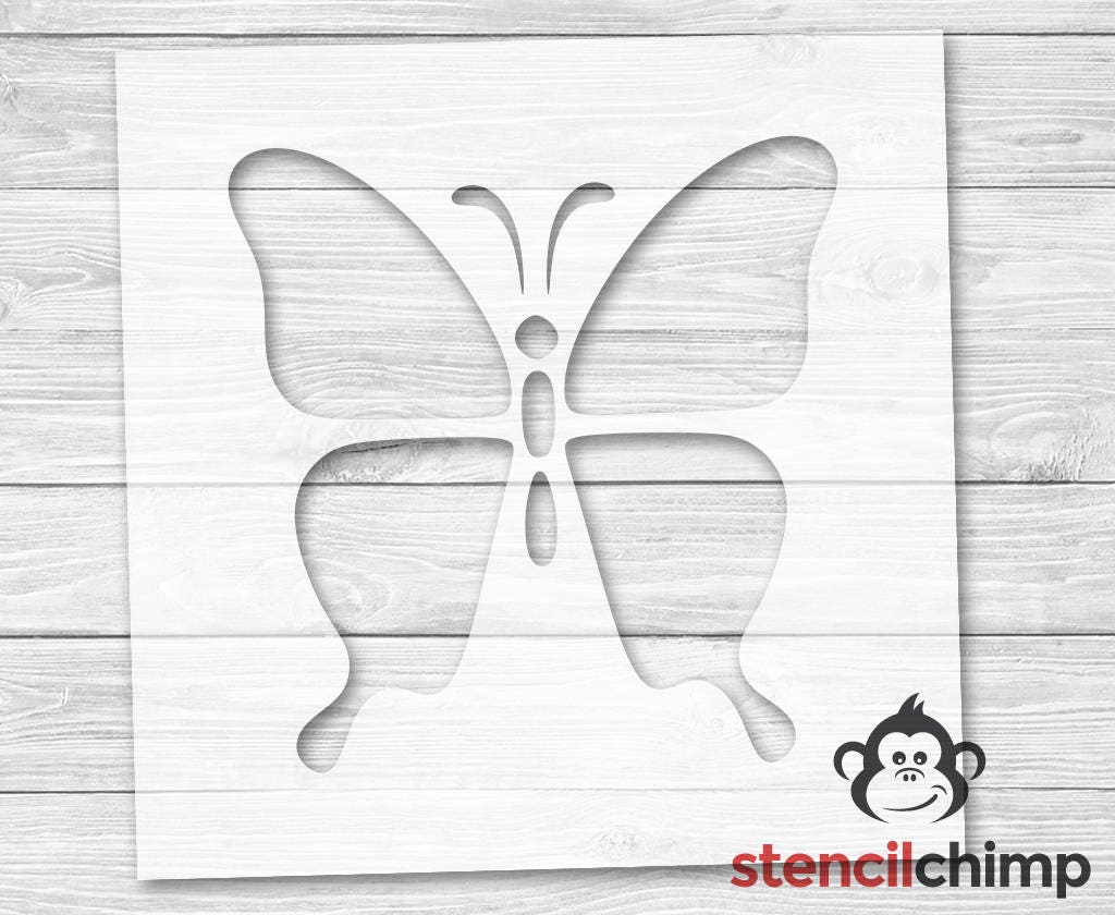 Butterflies Cookie Stencil Butterfly Garden Pattern Cookie Stencil