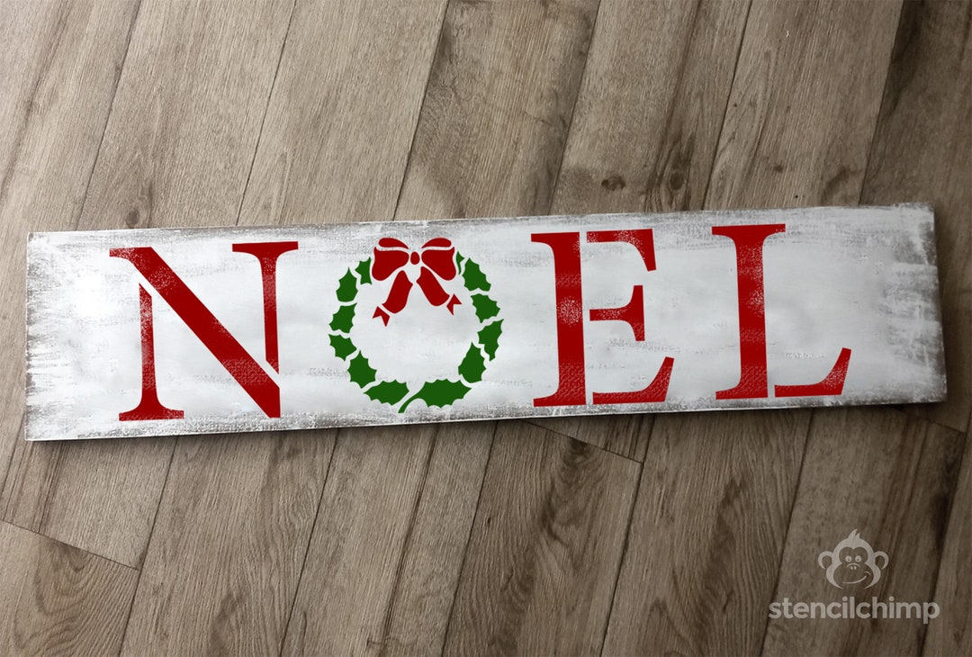 NOEL Stencil | Christmas Stencil for Wood Pallet | Christmas Sign ...