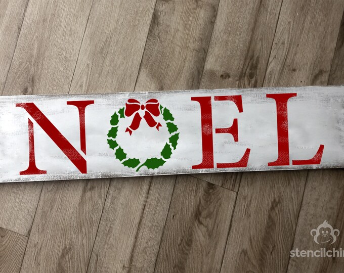 NOEL Stencil Christmas Stencil for Wood Pallet Christmas - Etsy