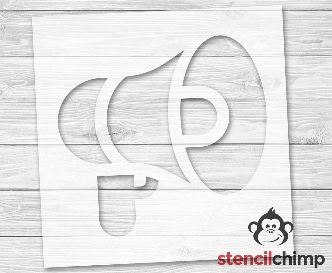 Megaphone Stencil Cheer Stencil Loud Speaker Stencil for DIY Signage