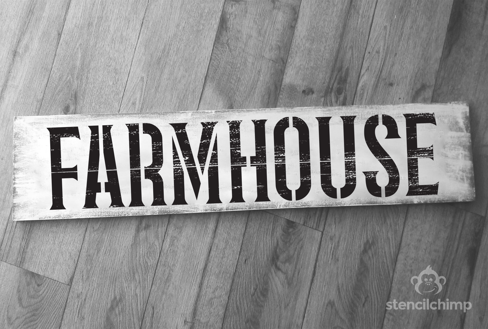 Farmhouse Letter Stencils