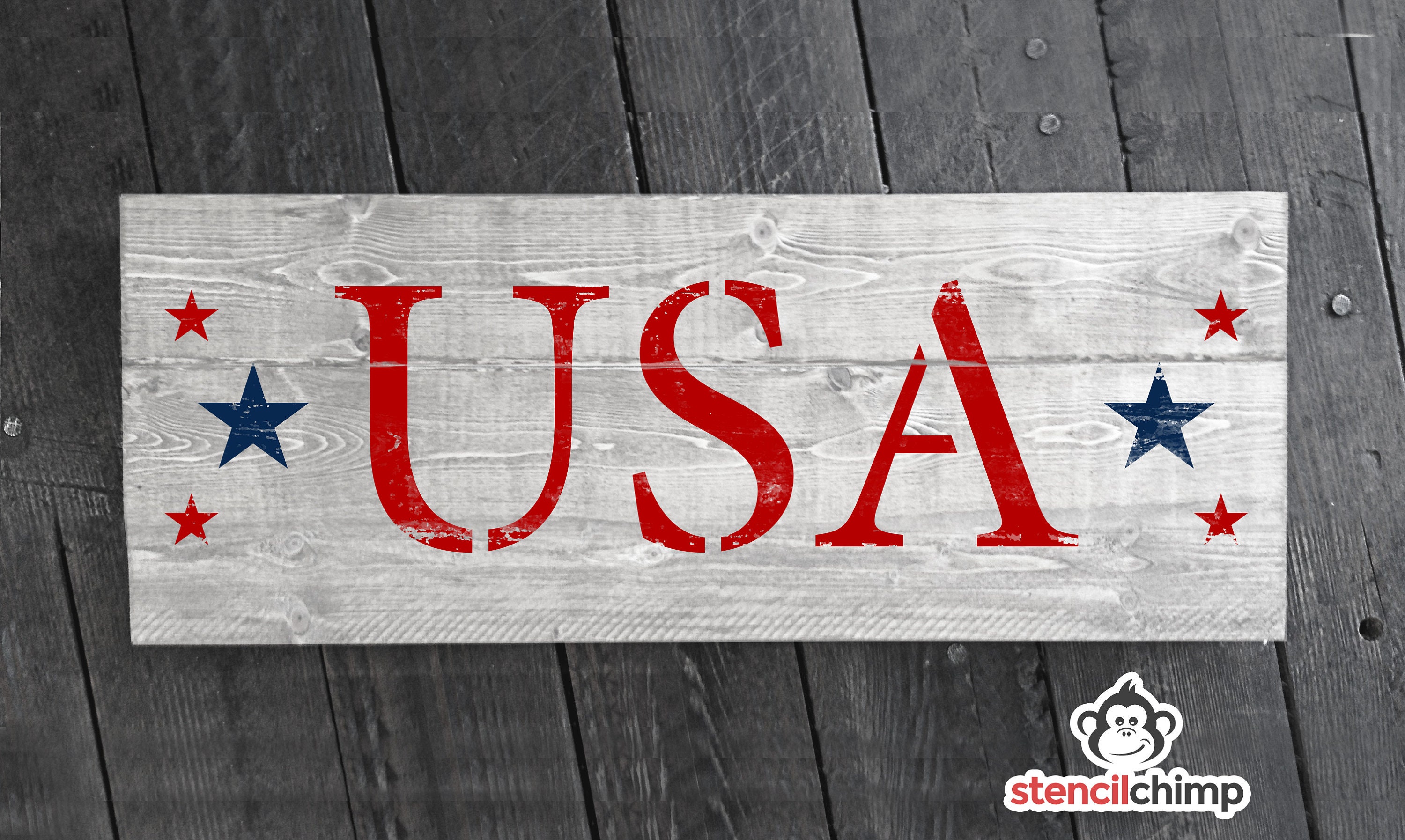 USA Stencil Patriotic Stencil for DIY Pallet Art July 4 - Etsy