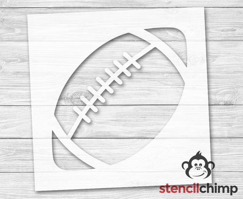 Football Stencil Sports Stencil Playroom Art Nursery