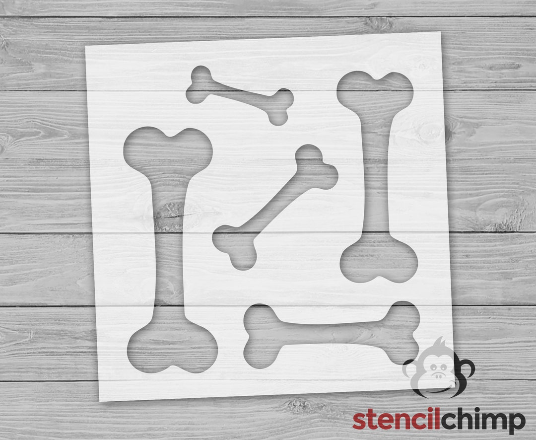 Bone Stencil | Dog Bones| Pet Stencil | Animal Stencil | Dog Lover Gift ...