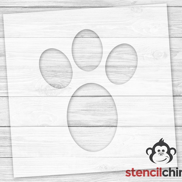 Bunny Paw Print Stencil for Easter| Rabbit Stencil for Spring Decor | Easter Decorations | Stencil for Wood Sign| Easter Bunny Stencil