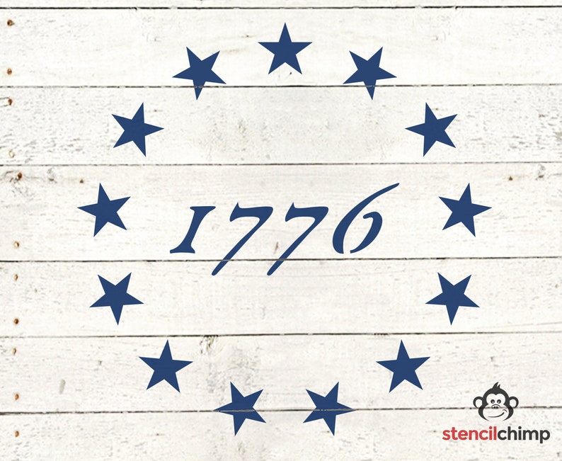 Betsy Ross Flag Stencil 1776 Stencil Patriotic USA Stencil Etsy Betsy Ross Flag Stencil 1776 Stencil Patriotic USA Stencil Etsy